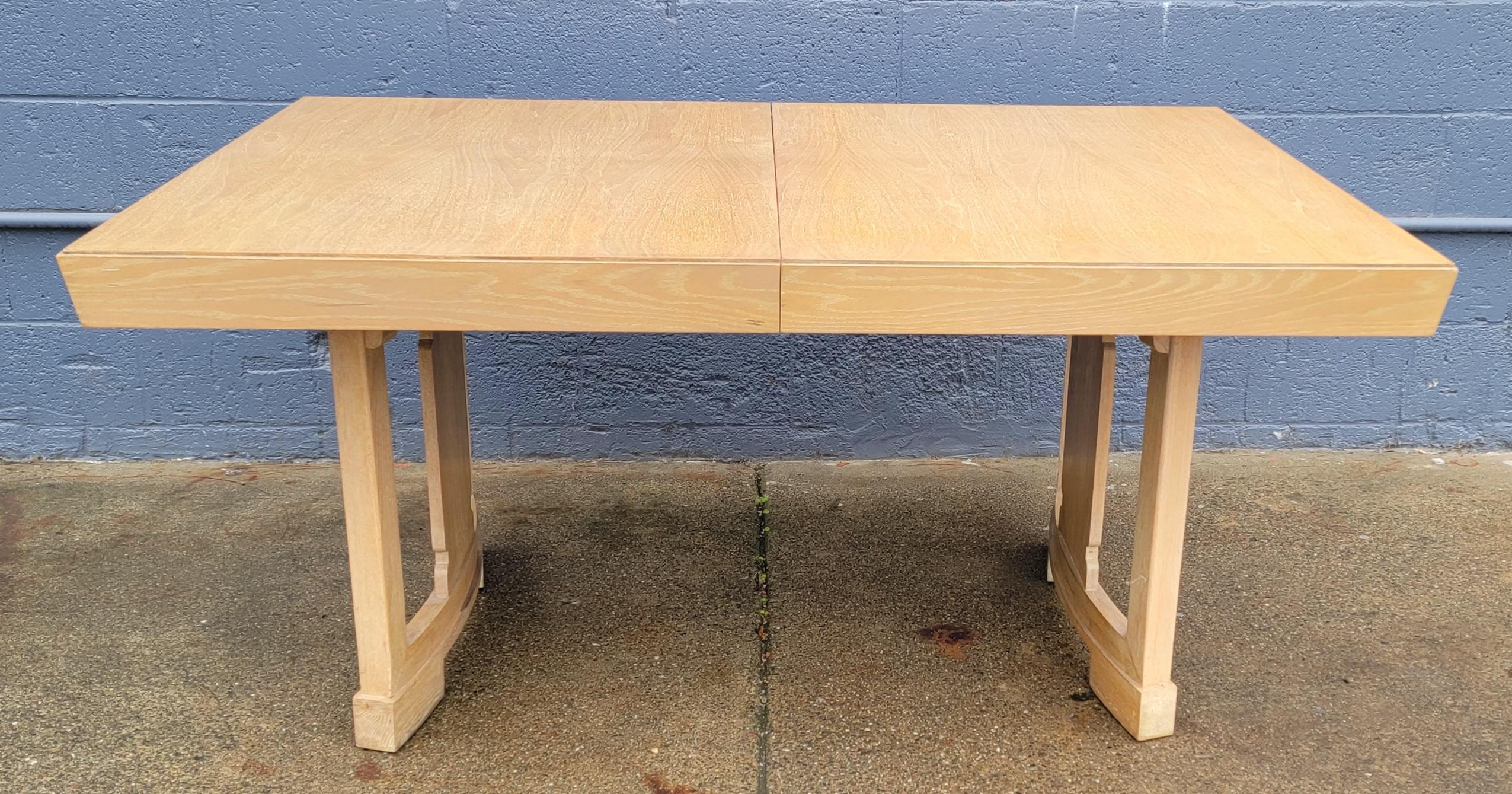  Dining Table & 6 Chairs Set Manner of Frankl / Laszlo 1950's In Good Condition In Fulton, CA