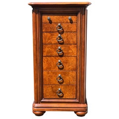 Thomasville British Gentry Burl Wood Lingerie Chest