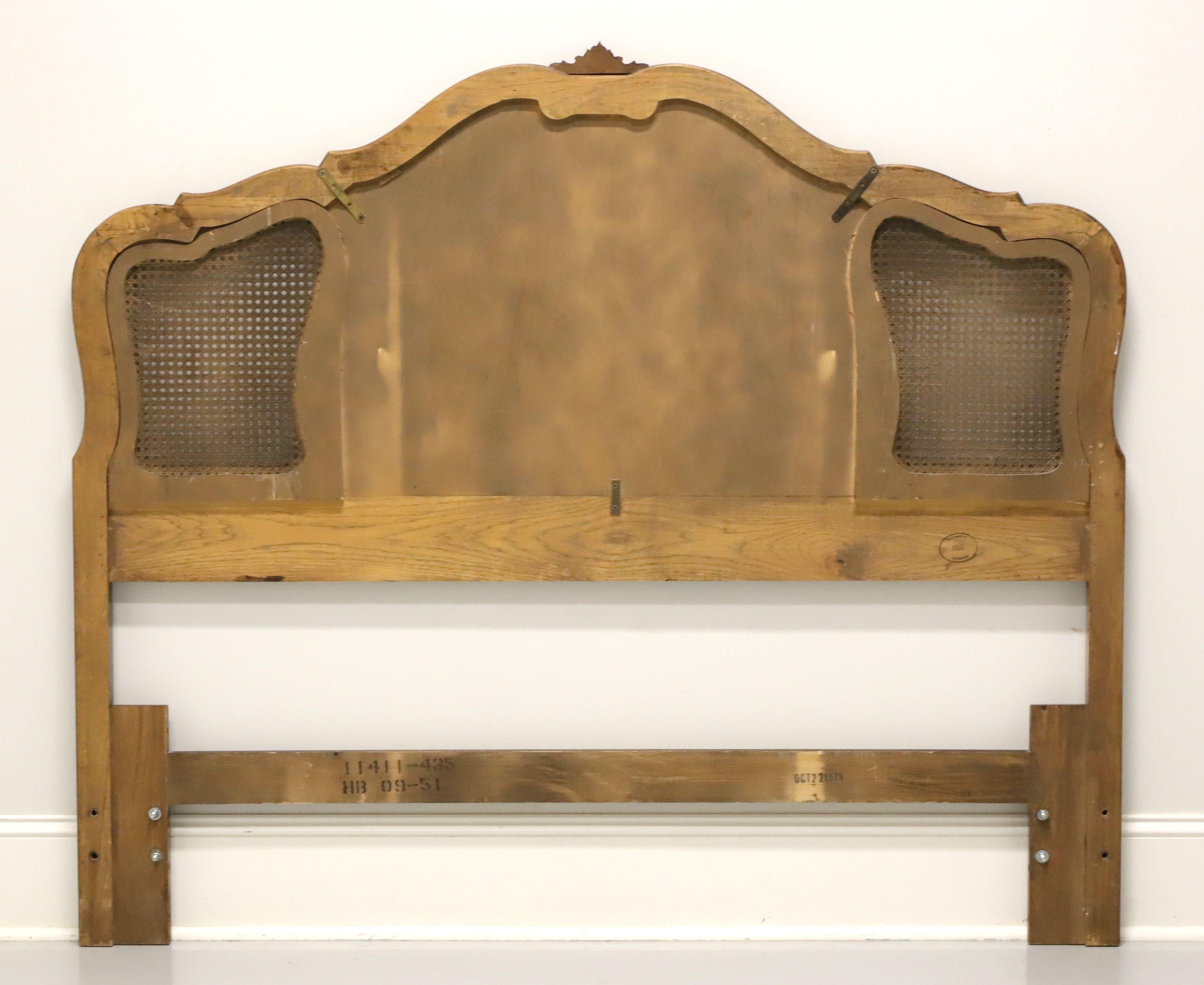 Other THOMASVILLE Camile Oak French Country Style Cane Queen Headboard