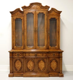 THOMASVILLE Ceremony Collection Mediterranean Burl Walnut China Display Cabinet