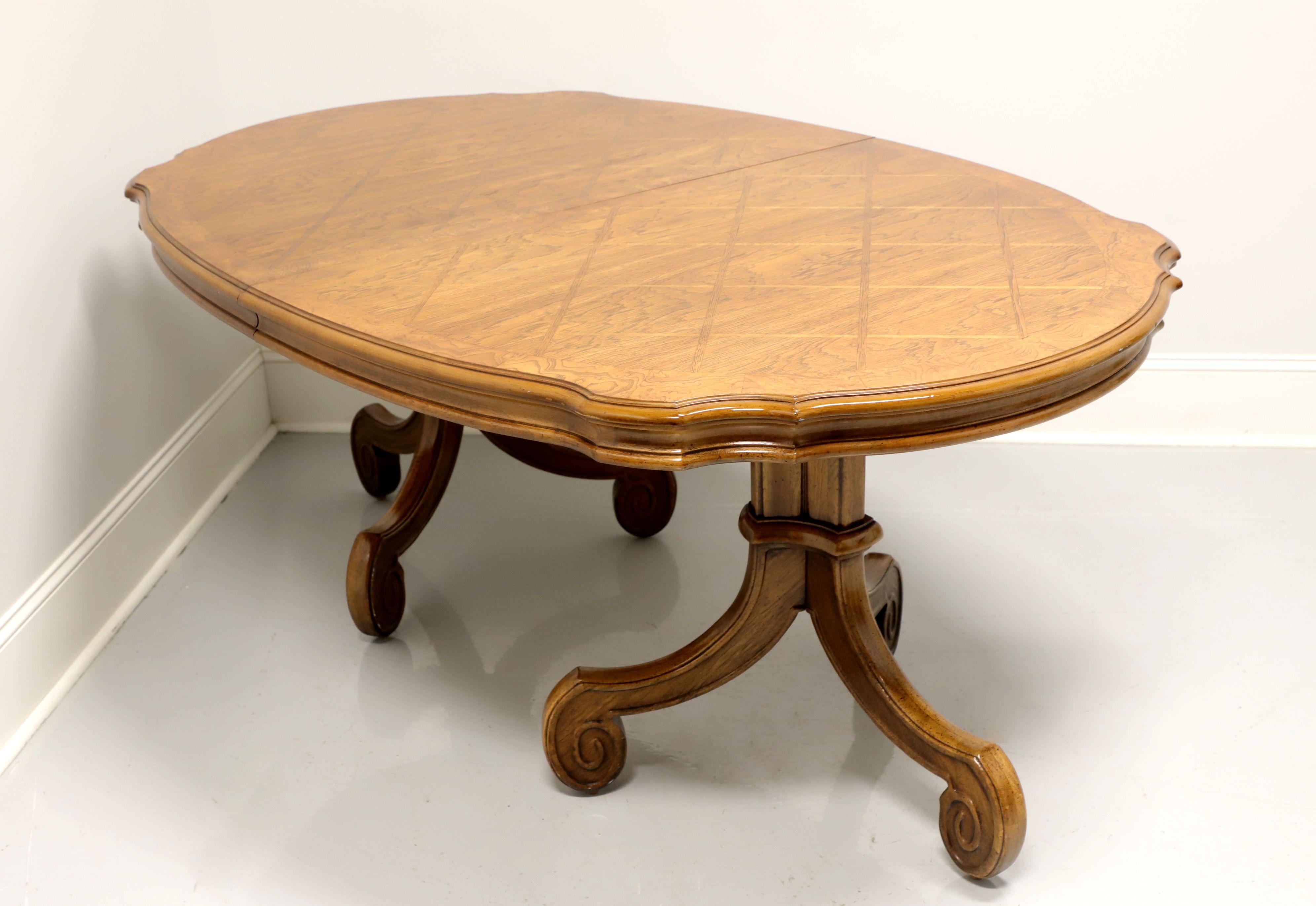 THOMASVILLE Ceremony Collection Mediterranean Walnut Dining Table 4