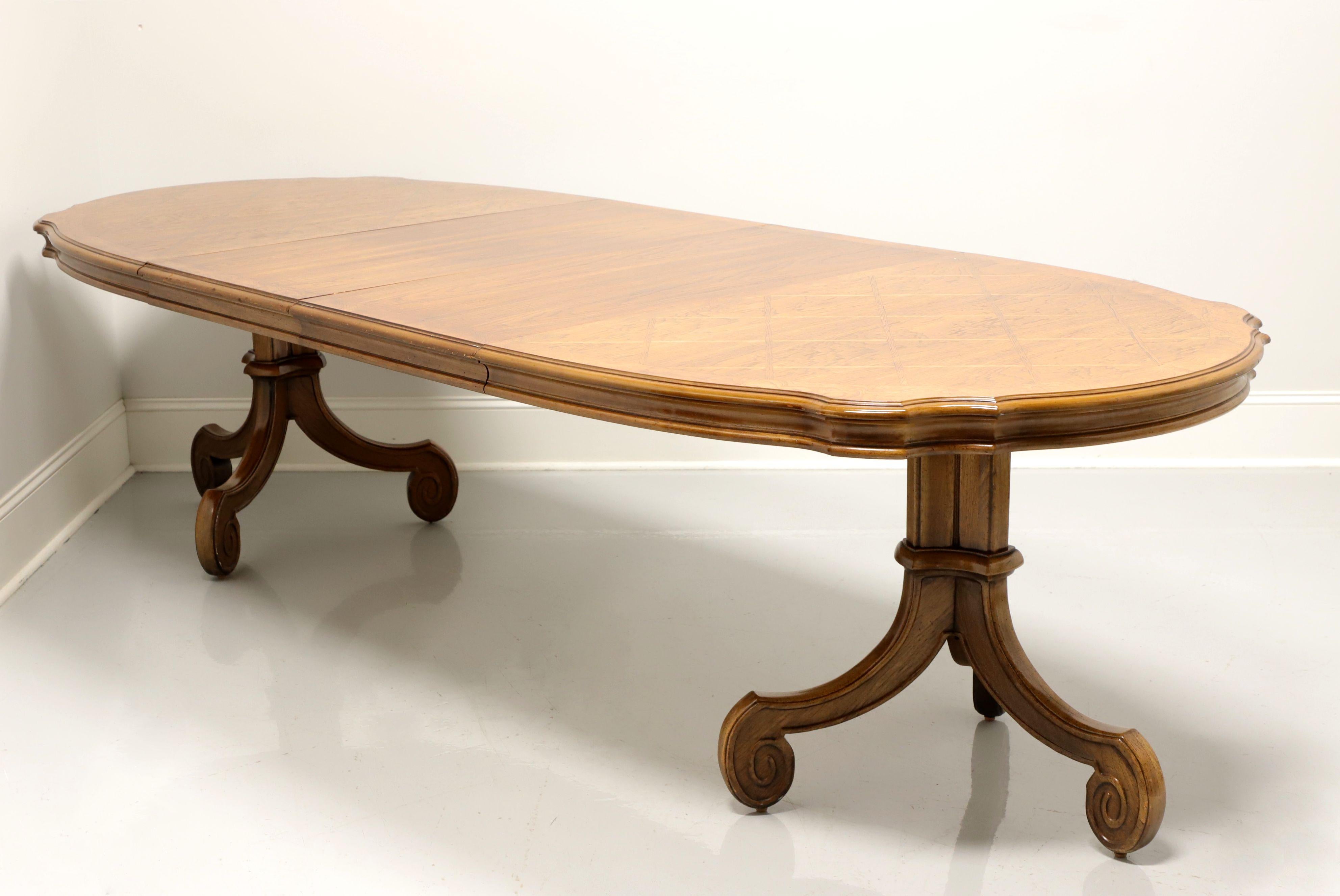 North American THOMASVILLE Ceremony Collection Mediterranean Walnut Dining Table
