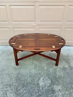 Thomasville Chippendale Carved Mahogany Butler’s Coffee Table
