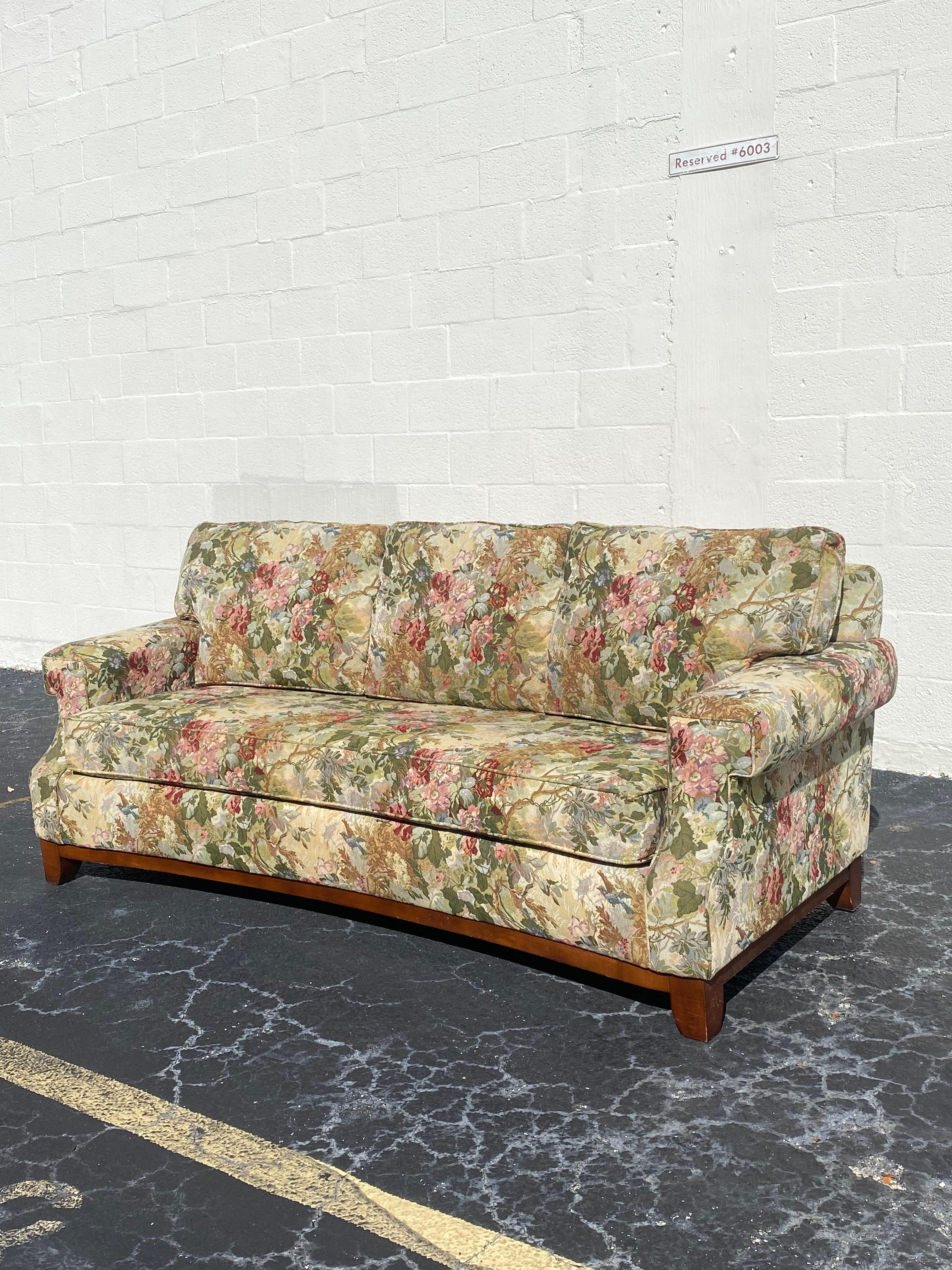 floral chintz sofa