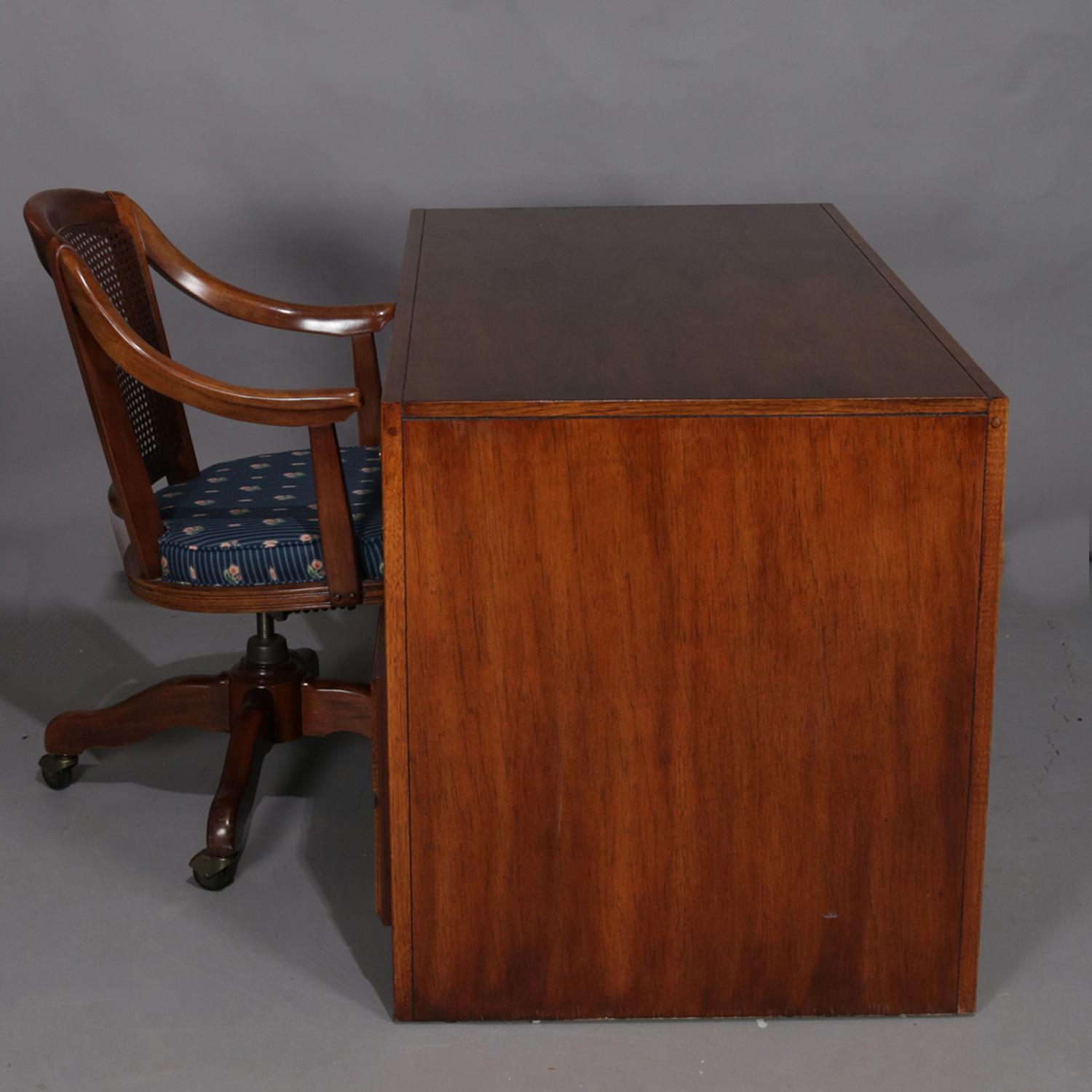 thomasville double pedestal desk