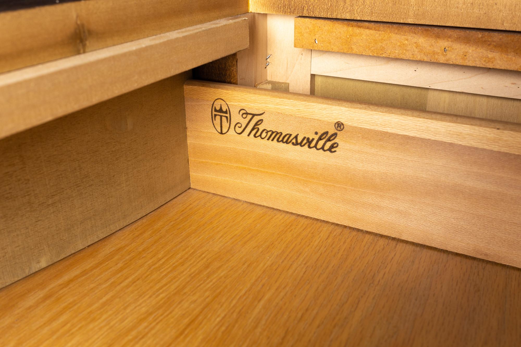 Thomasville Ernest Hemingway Collection Marble Top 9 Drawer Dresser 6