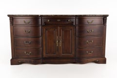 Thomasville Ernest Hemingway Collection Marble Top 9 Drawer Dresser