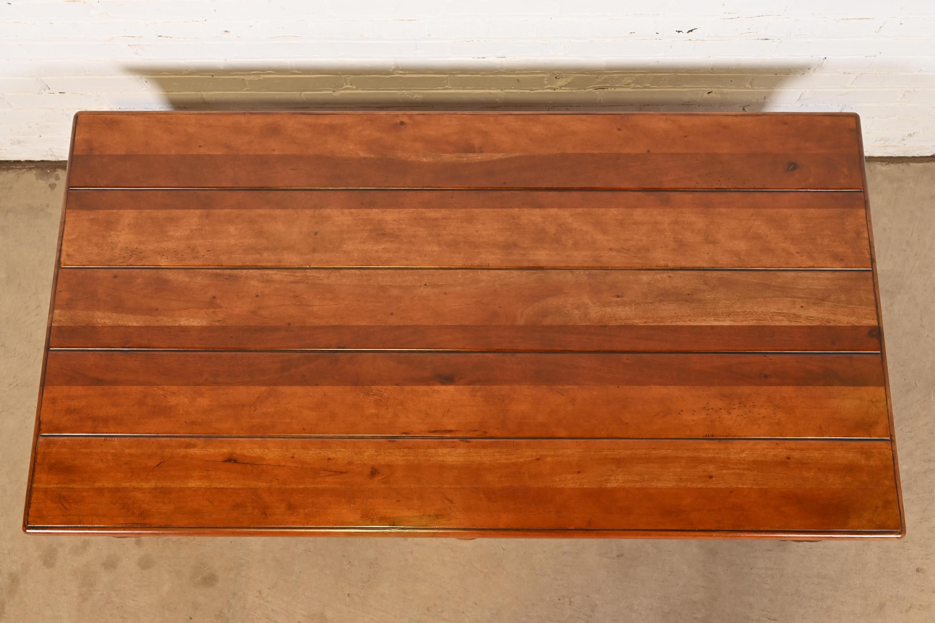 Thomasville Ernest Hemingway Collection Rustic European Maple Coffee Table For Sale 5