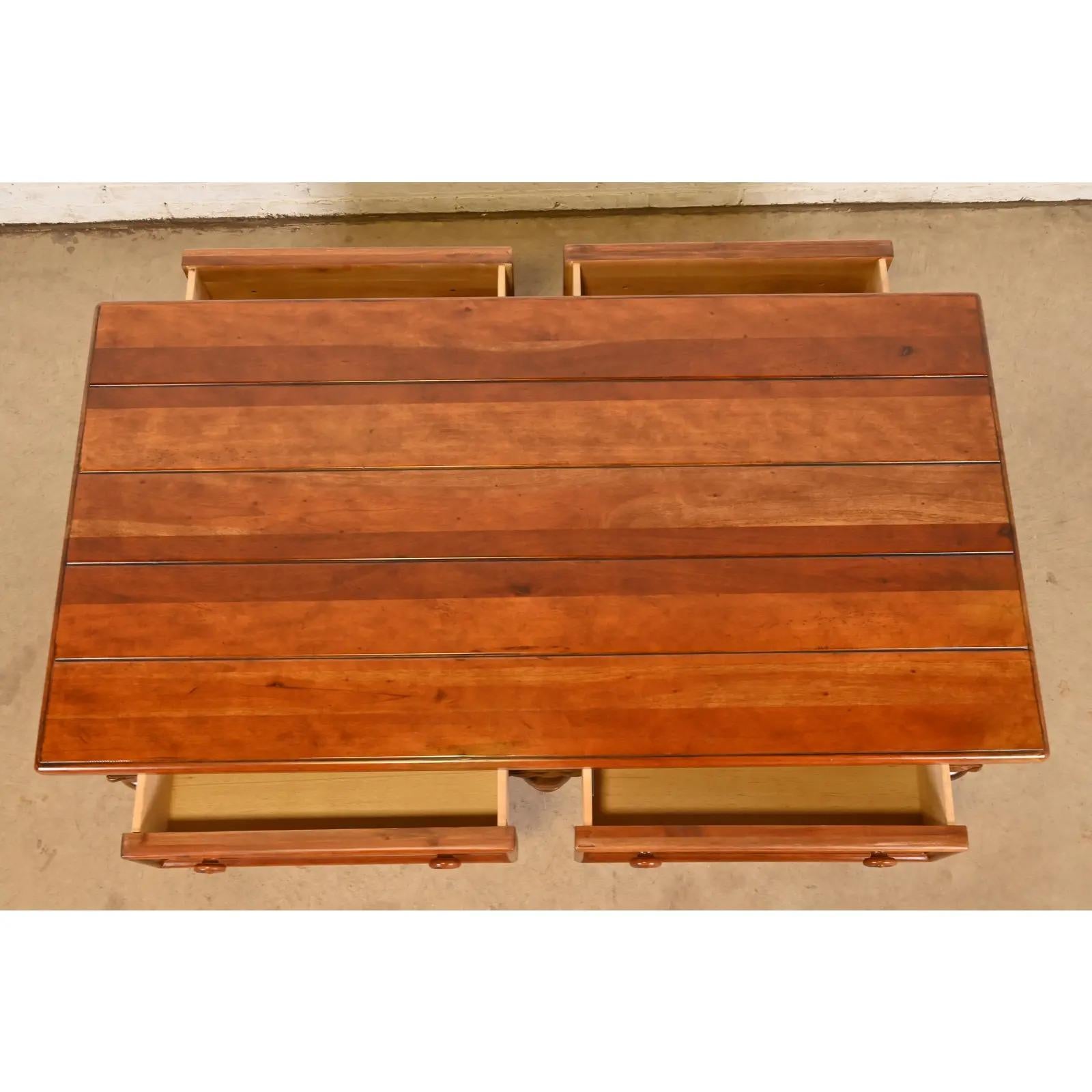 Thomasville Ernest Hemingway Collection Rustic European Maple Coffee Table For Sale 6