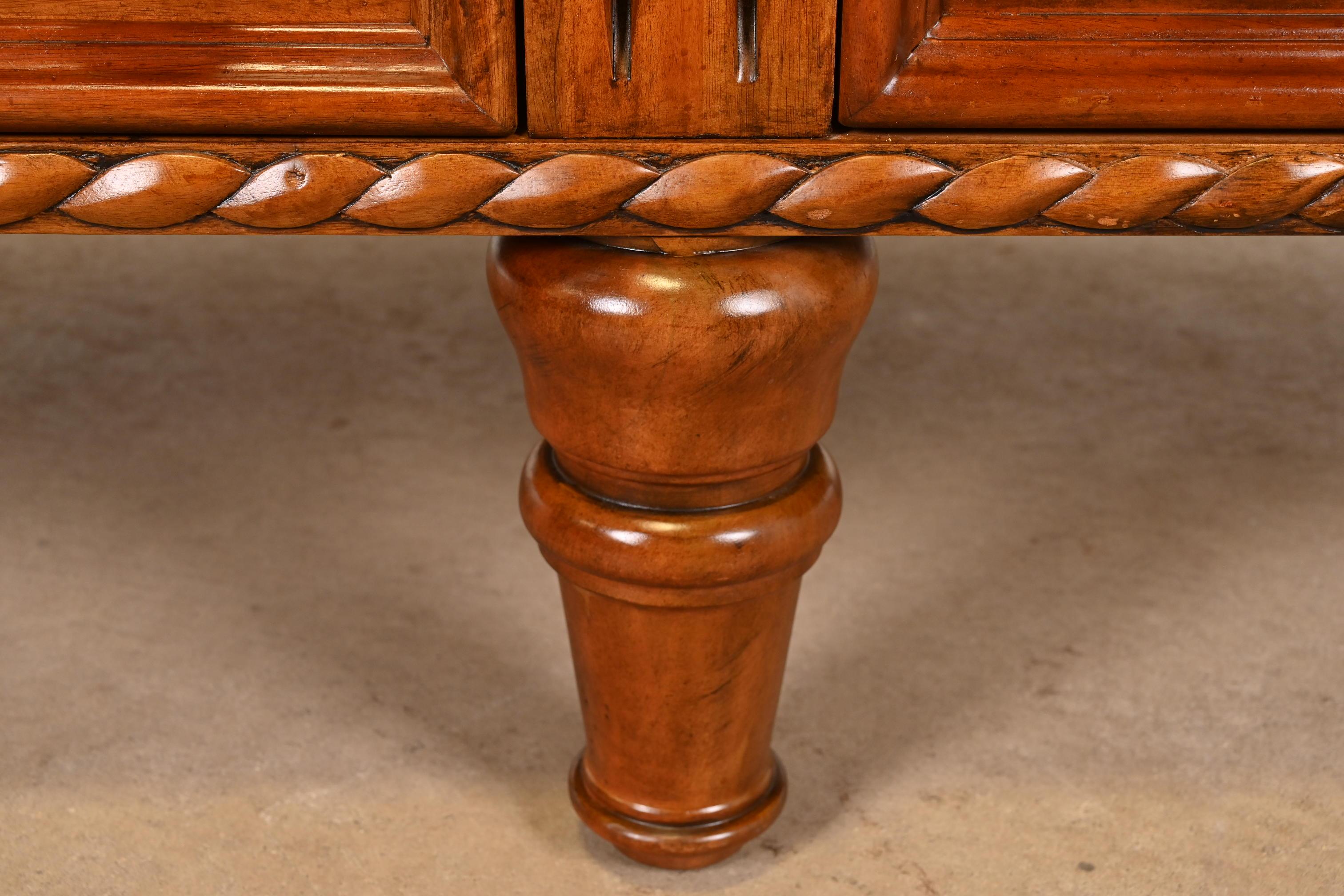 Thomasville Ernest Hemingway Collection Rustic European Maple Coffee Table For Sale 4