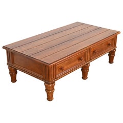 Thomasville Ernest Hemingway Collection Rustic European Maple Coffee Table