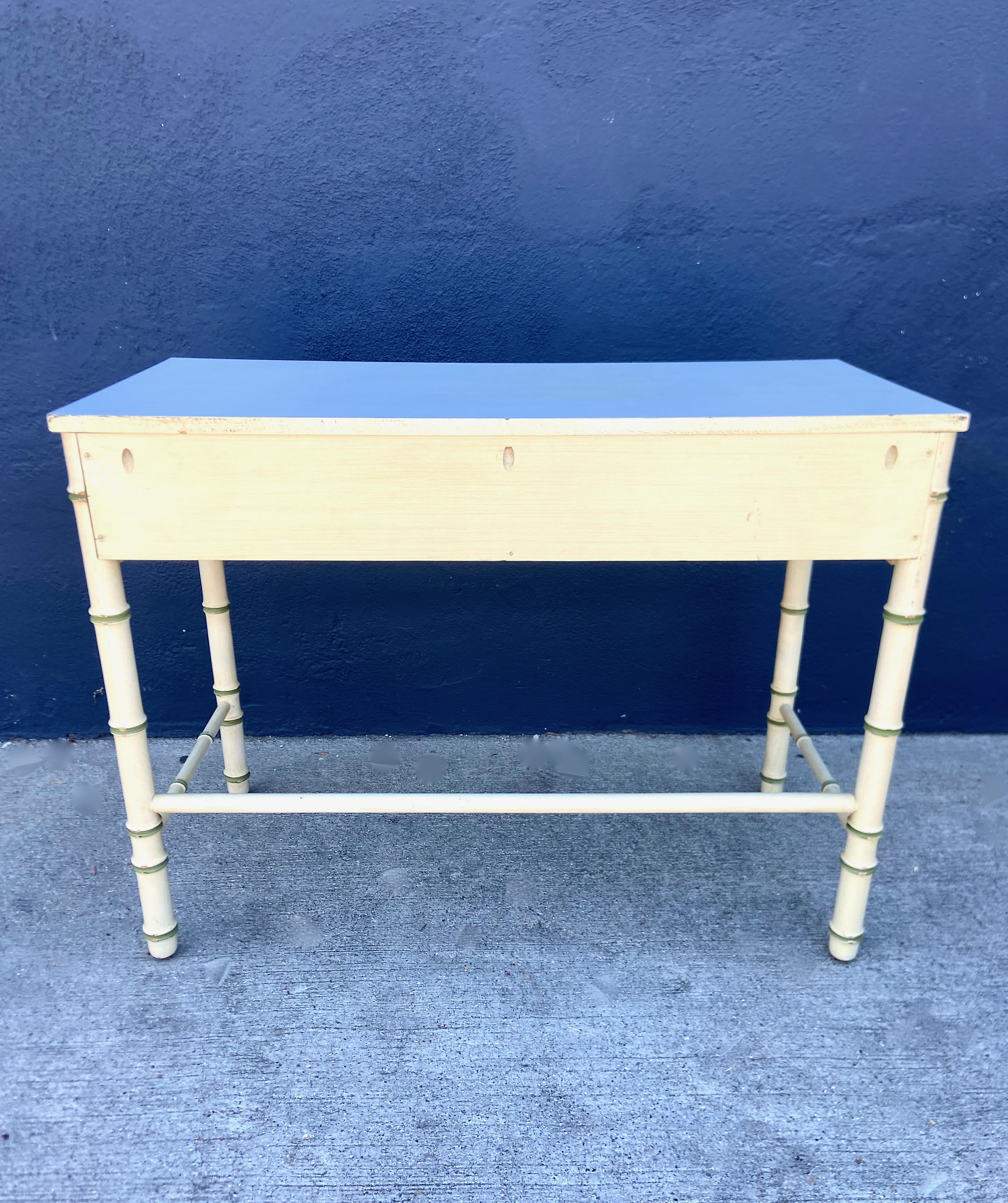 Mid-Century Modern Thomasville Faux Bamboo 