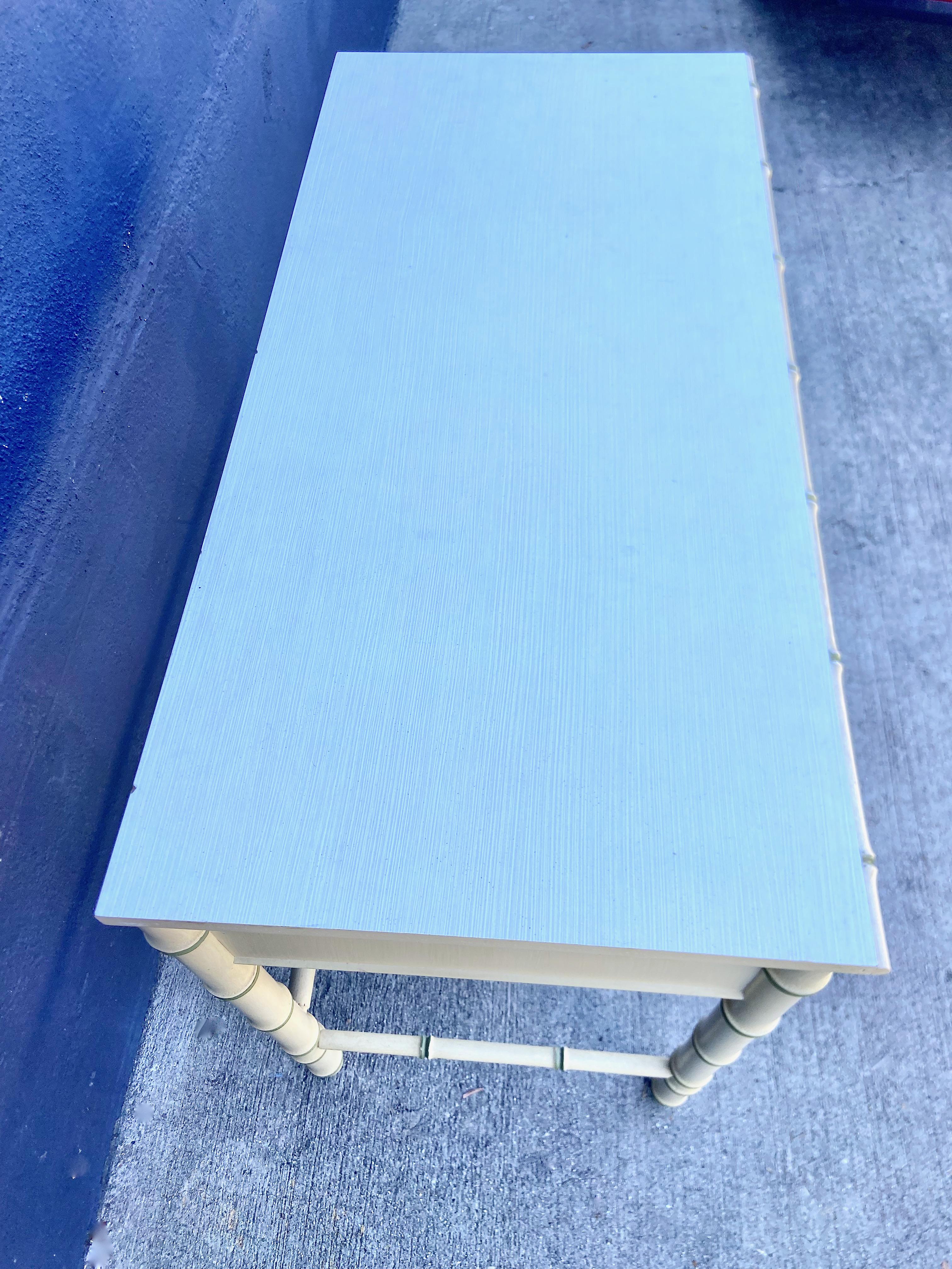 Mid-20th Century Thomasville Faux Bamboo 