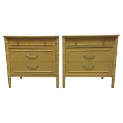 Used Thomasville Faux Bamboo Chest of Drawers