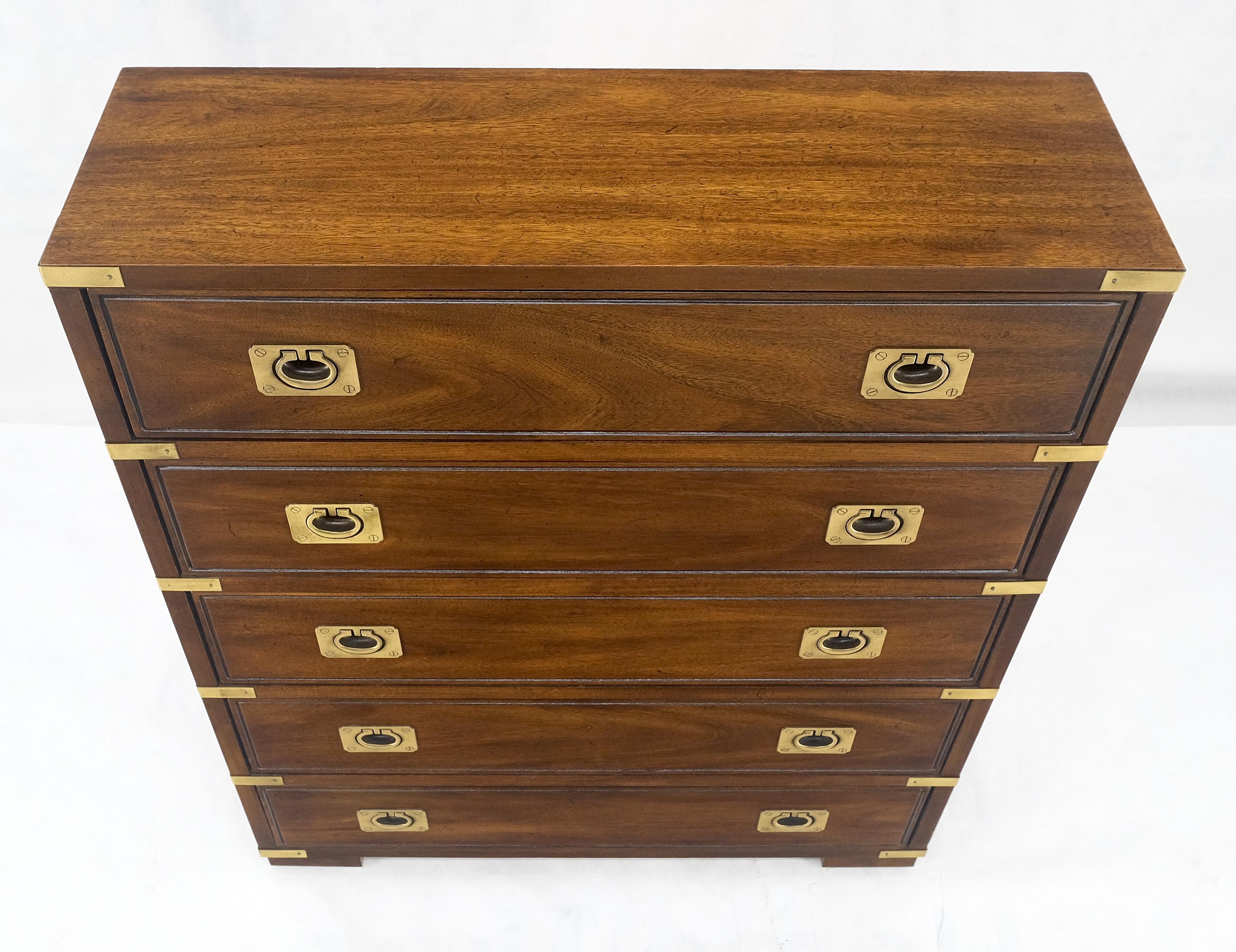 Americano Thomasville Fine Shallow Low Profile 5 Drawer 34