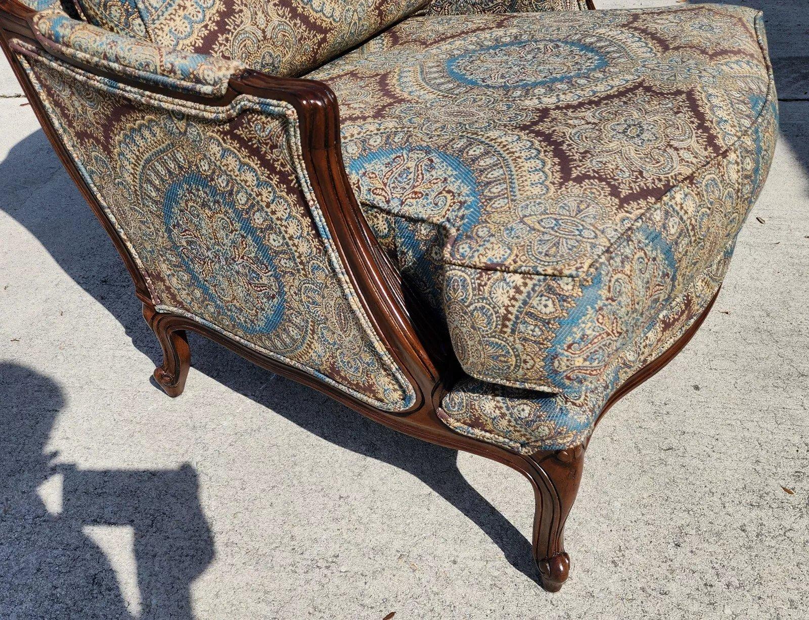 Thomasville French Bergere Armchair In Good Condition For Sale In Lake Worth, FL