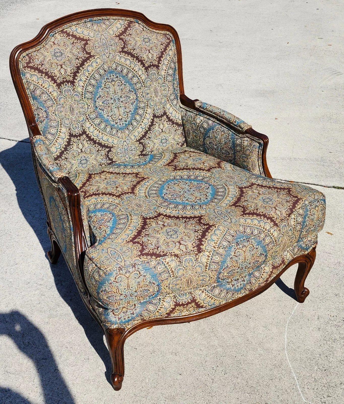 Thomasville French Bergere Armchair For Sale 3