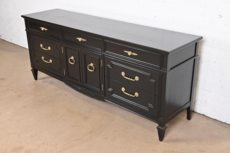 black and gold painted dresser Paige Dress main image 0