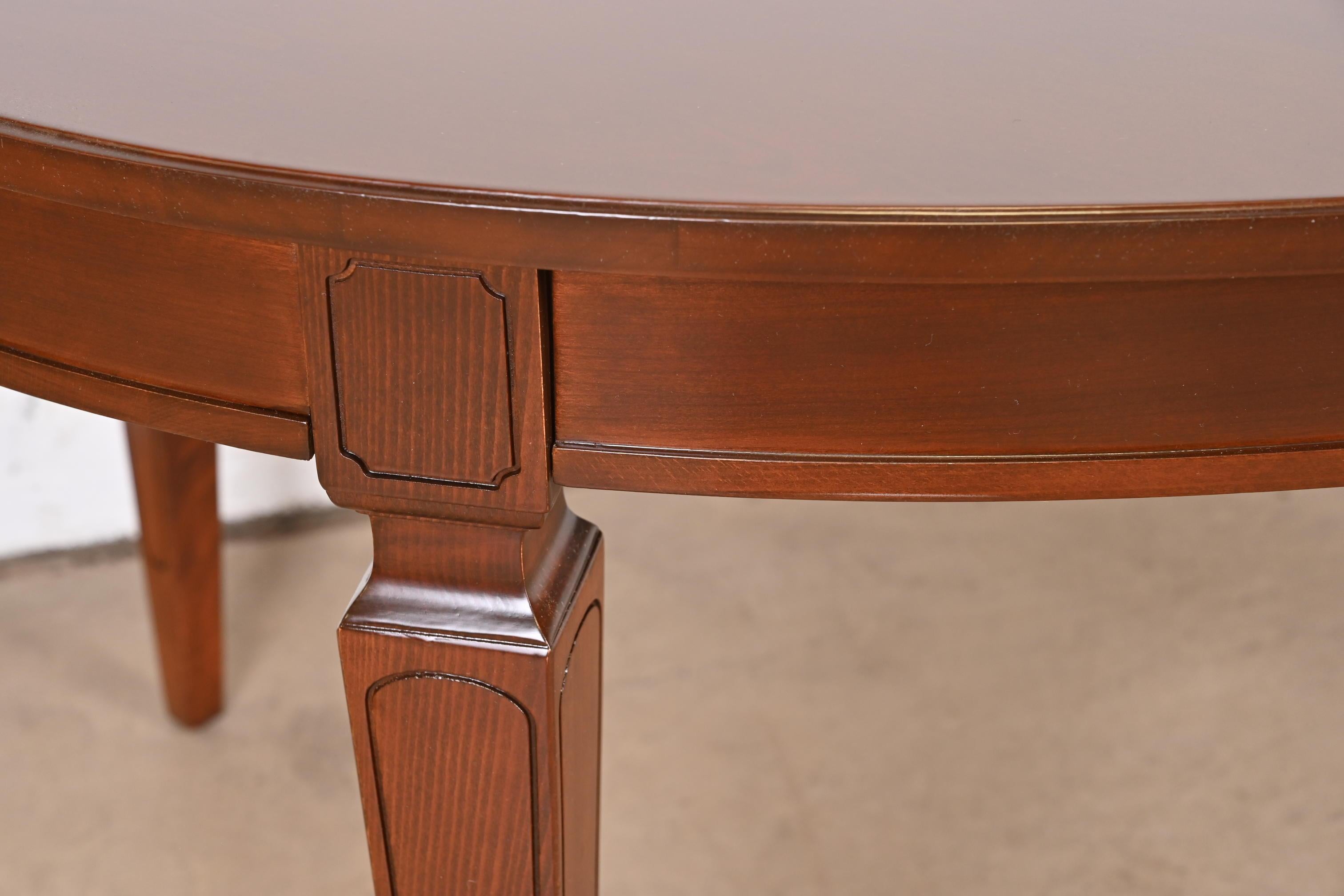 Thomasville French Regency Louis XVI Cherry Extension Dining Table, Refinished 9