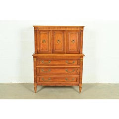 Thomasville French Regency Louis XVI Fruitwood Gentleman's Chest, Circa 1960s