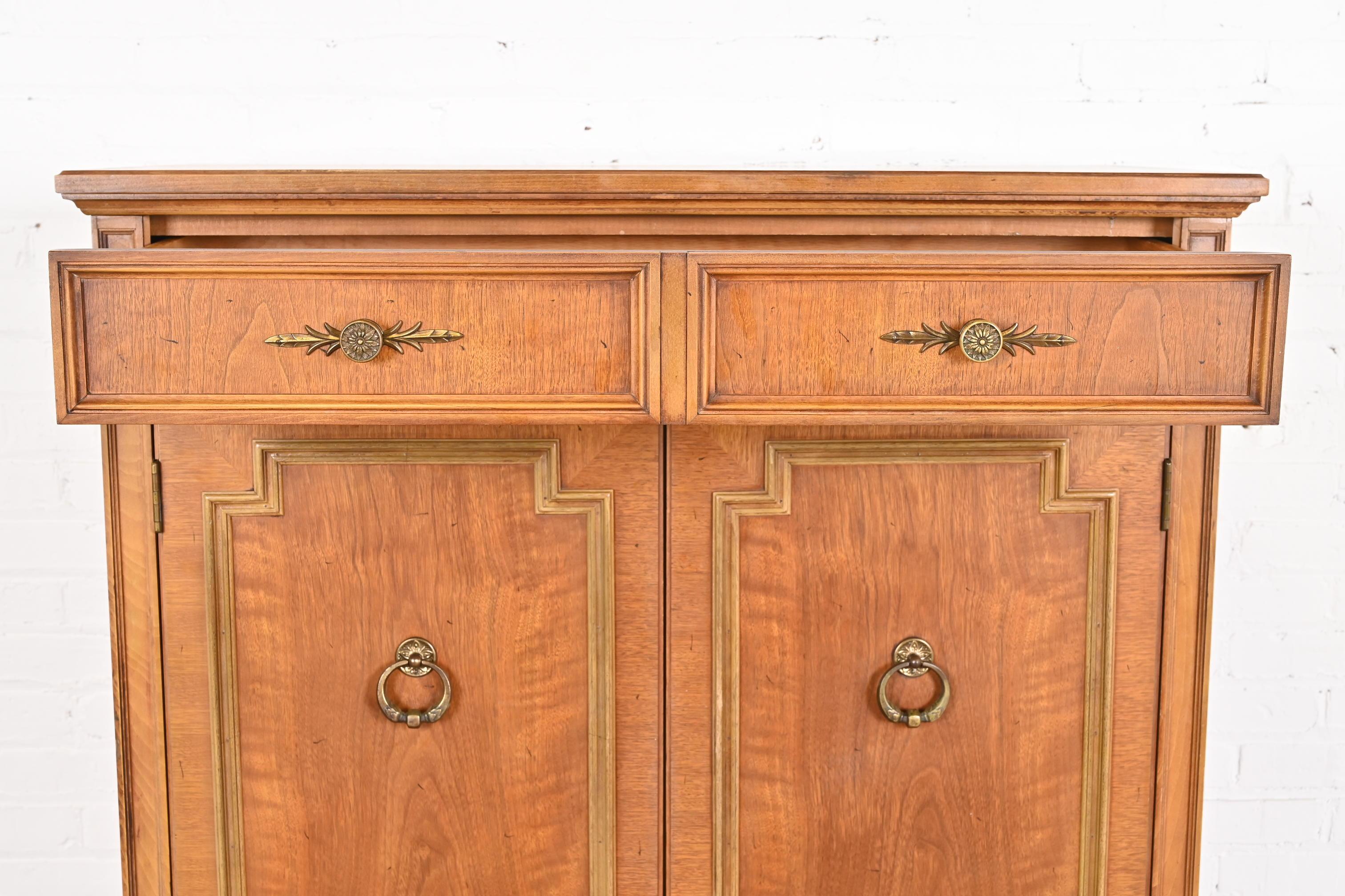 Thomasville French Regency Louis XVI Walnut Gentleman's Chest 5