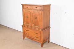 Thomasville French Regency Louis XVI Walnut Gentleman's Chest