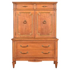 Thomasville French Regency Louis XVI Walnut Gentleman's Chest