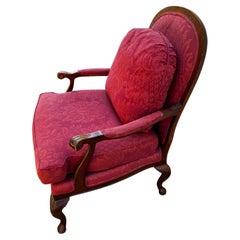 Thomasville Möbel Queen Anne Style Upholstering Nussbaum Sessel