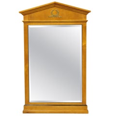 Thomasville Grand Classics Neoclassical Empire Cherry Wood Biedermeier Mirror