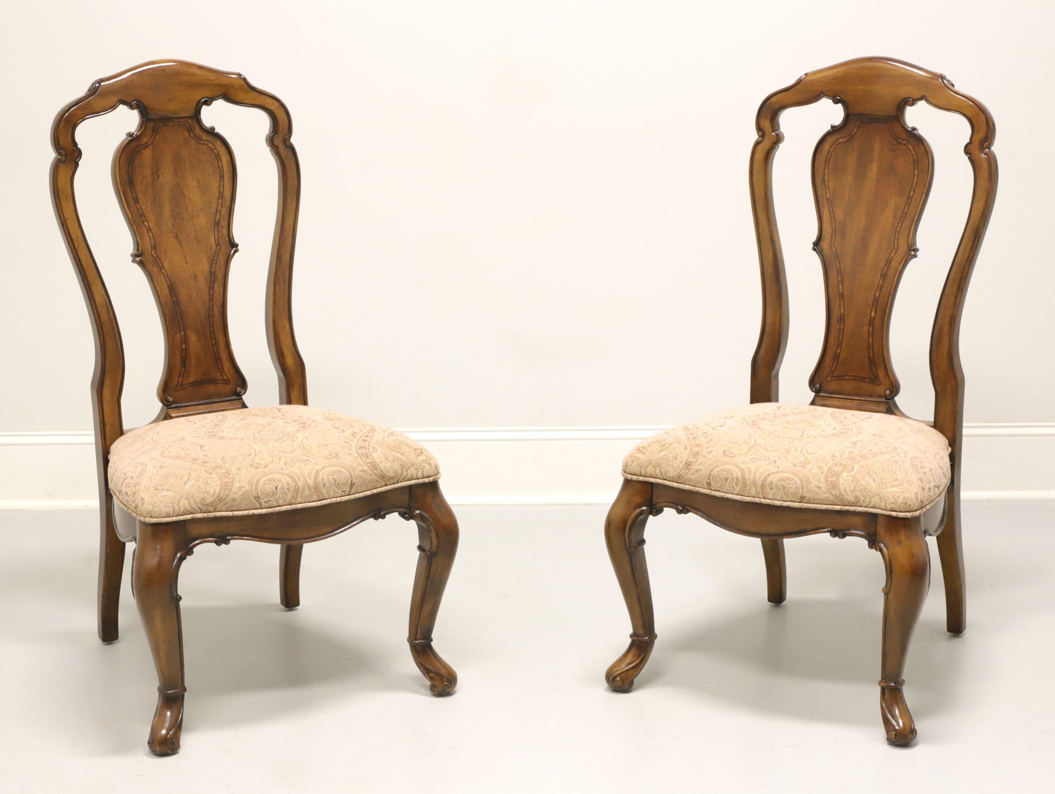 THOMASVILLE Hemingway Collection Granada Mahogany Dining Side Chairs - Pair B 4
