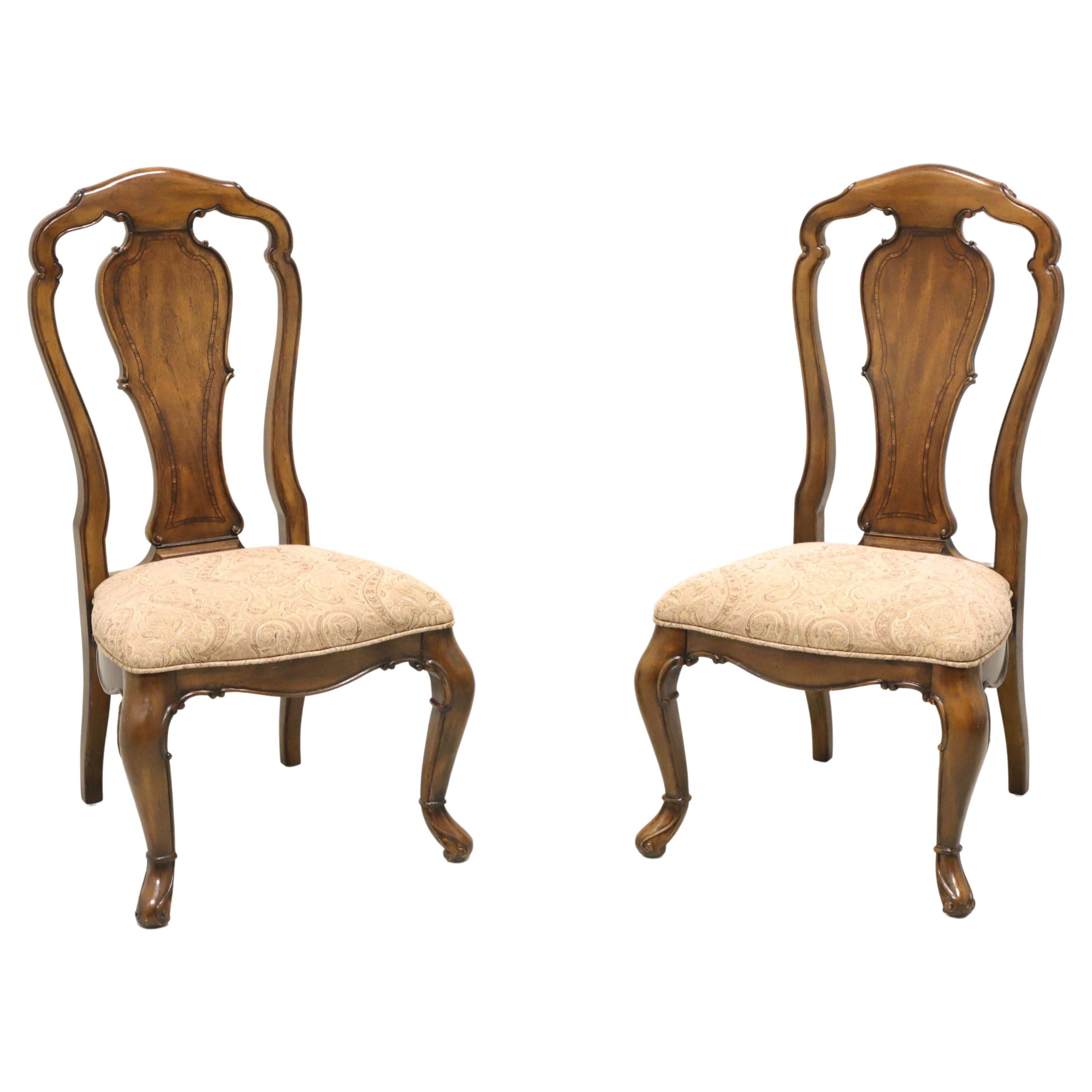 THOMASVILLE Hemingway Collection Granada Mahogany Dining Side Chairs - Pair B