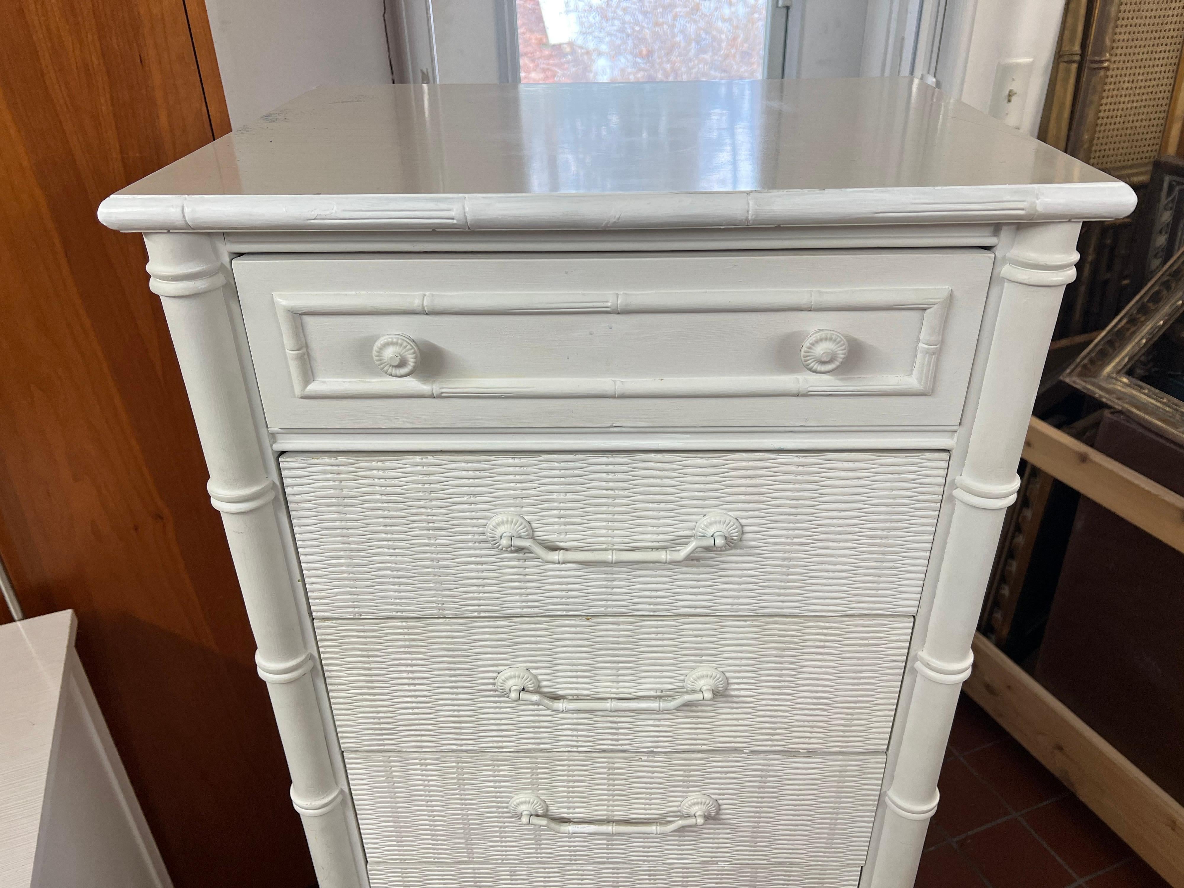 Vintage Thomasville Allegro Style Chest in White 11