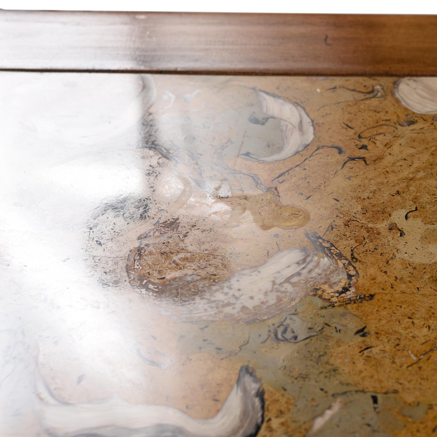 Credenza estilo marroquí Thomasville Horizon Tommi Parzinger con tapa de piedra en venta 1