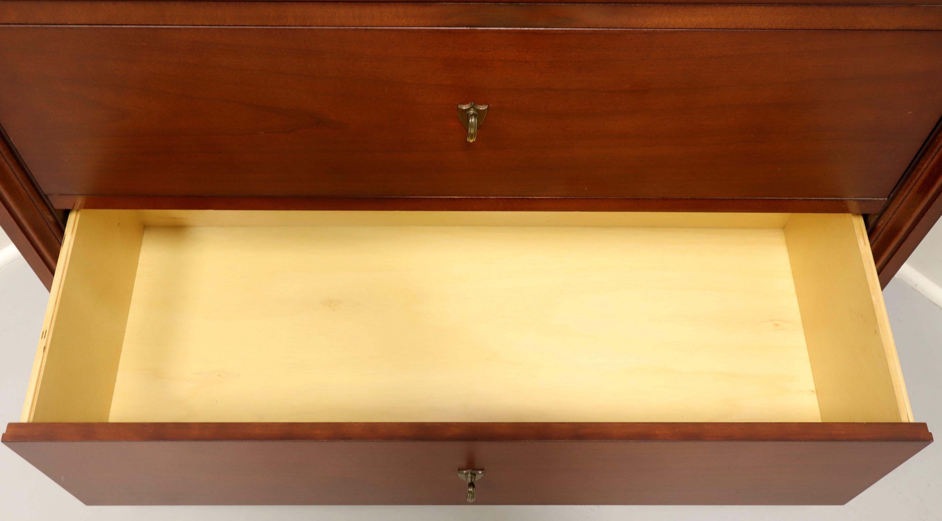 20th Century THOMASVILLE Impressions Martinique Louis Philippe Cherry Chest of Drawers