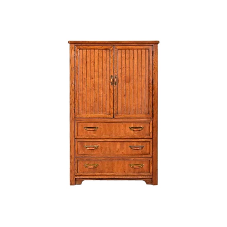thomasville mid century modern dresser Mid-Century Modern Walnut Two-Tone Dresser by Thomasville, c.1960's