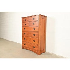 Thomasville Mission Oak Arts & Crafts Highboy Dresser