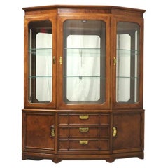 Used Thomasville Mystique Asian Chinoiserie China Display Cabinet