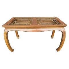 Thomasville Mystique Asian Chinoiserie Ming Fretted Dining Table Base