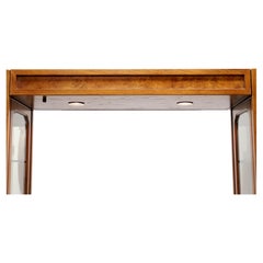 THOMASVILLE Mystique Collection Burl Walnut Asian Console Light Bridge