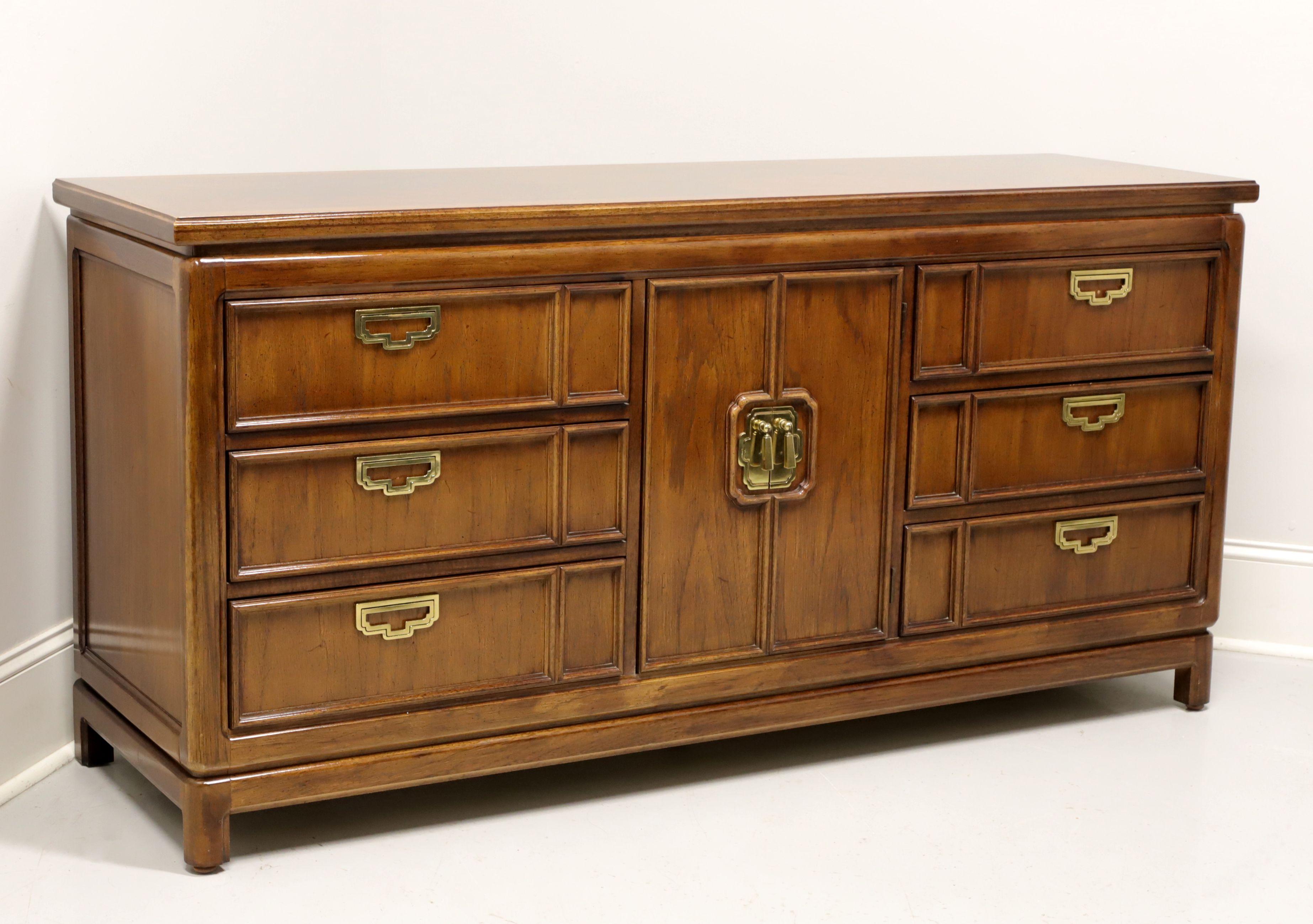 THOMASVILLE Mystique Oak Parquetry Asian Influenced Dresser 3