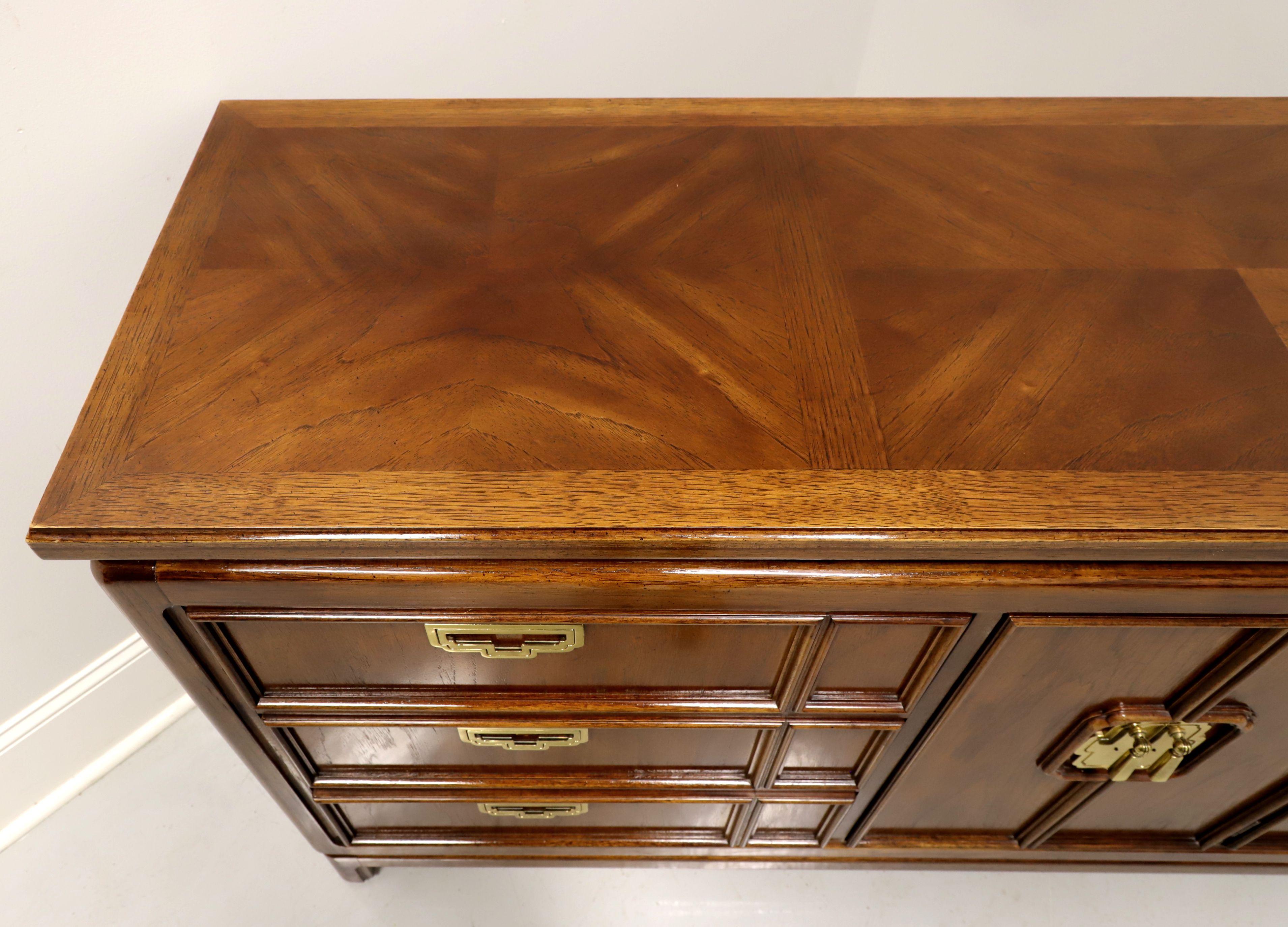 Chinoiserie THOMASVILLE Mystique Oak Parquetry Asian Influenced Dresser