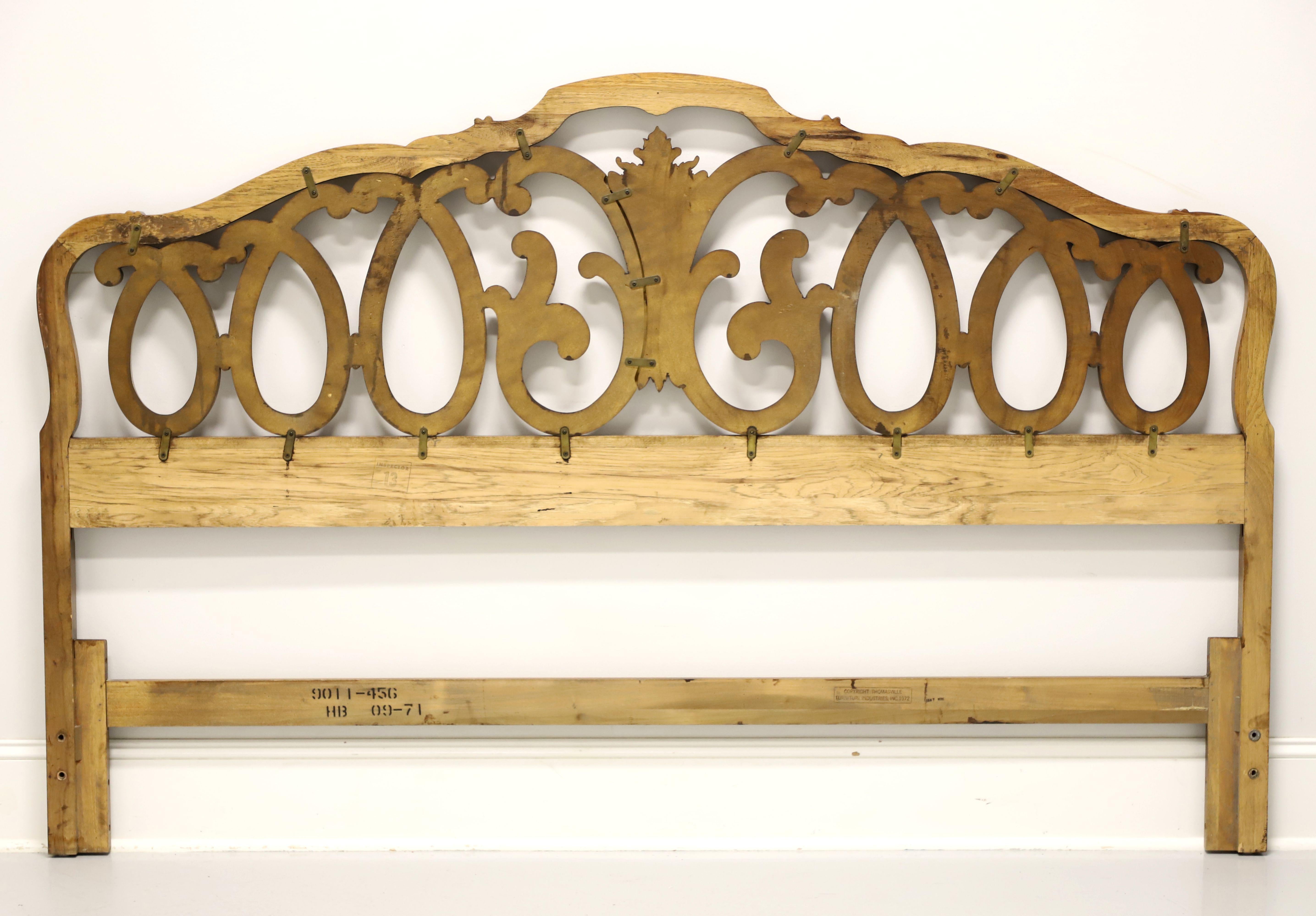 American THOMASVILLE Pecan French Country King Size Headboard