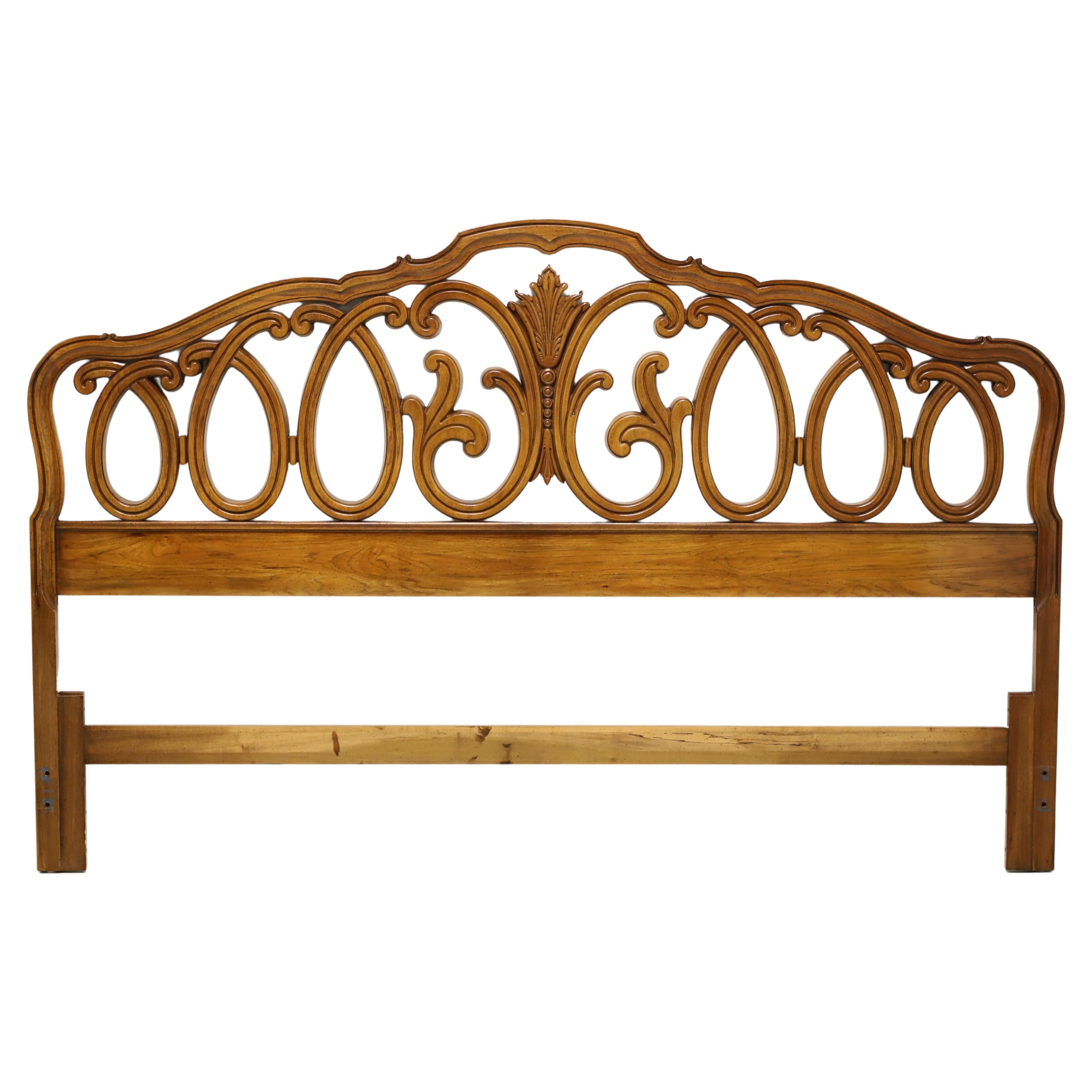 THOMASVILLE Pecan French Country King Size Headboard