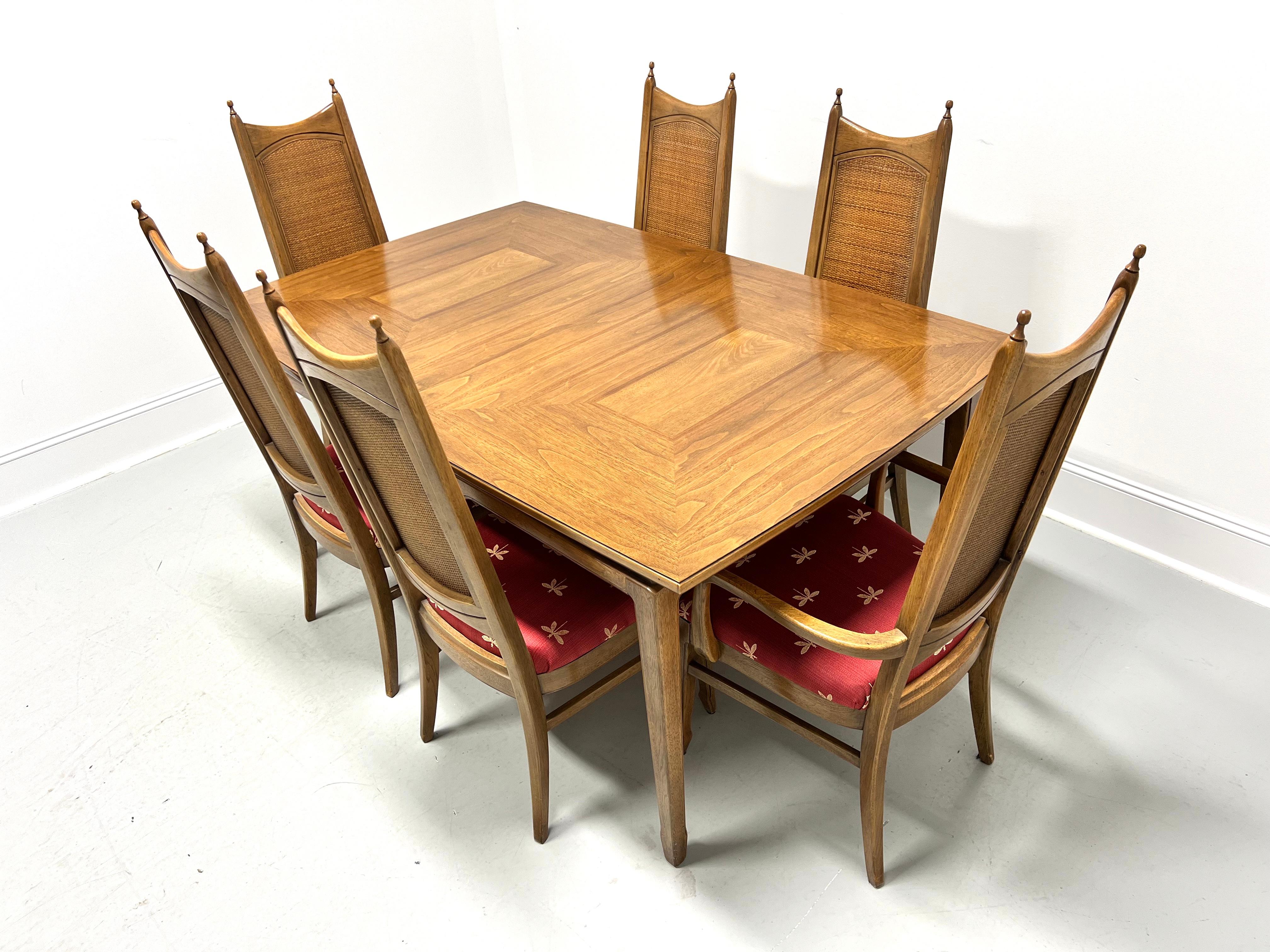 Américain THOMASVILLE, table de salle à manger MCM moderne du milieu du 20e siècle avec 6 chaises en vente