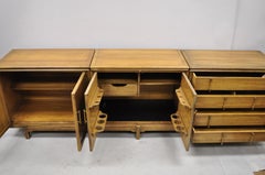 Thomasville Tamerlane Long Mid-Century Modern Bar Credenza Cabinet Sideboard