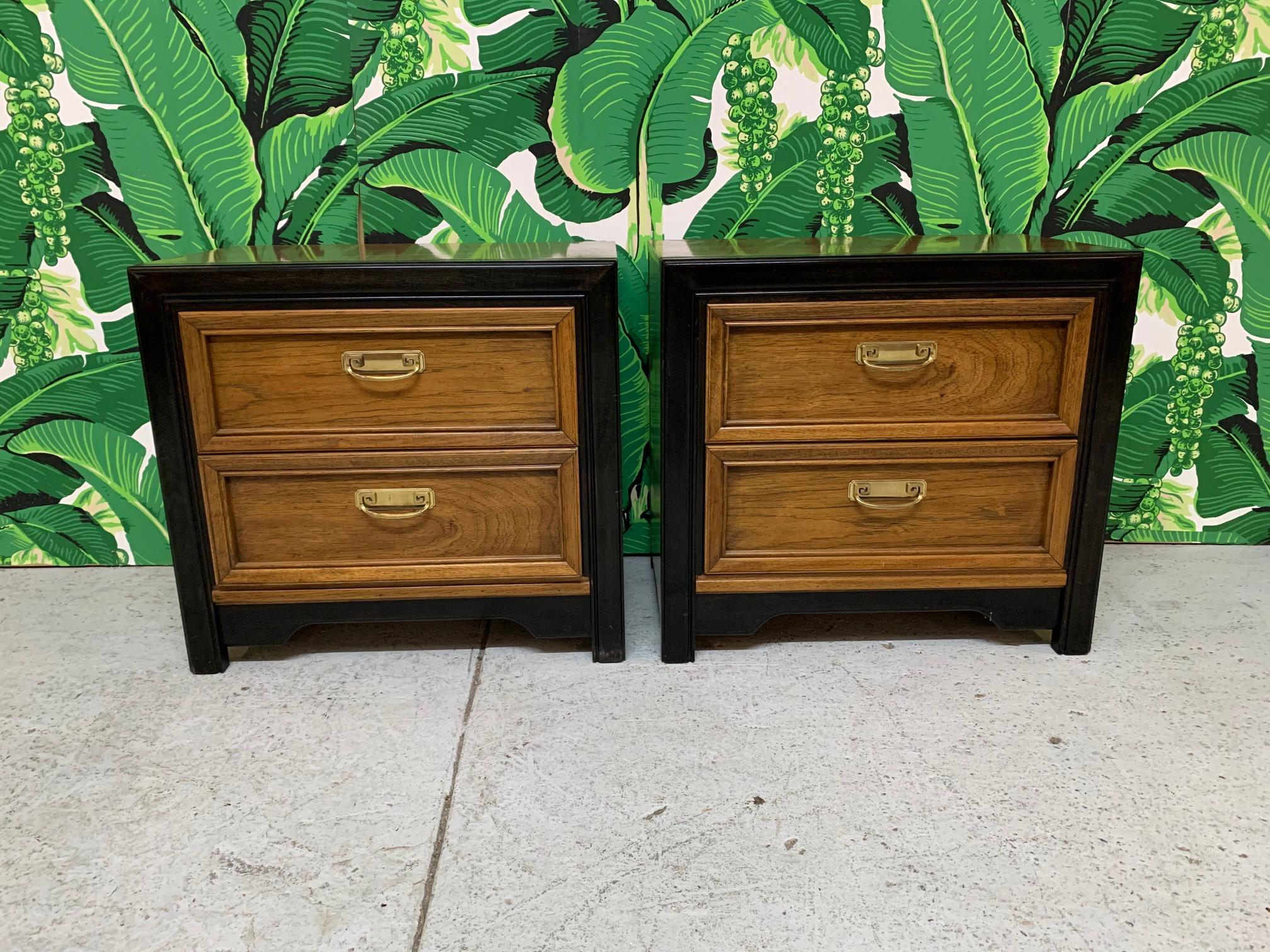 two toned nightstand