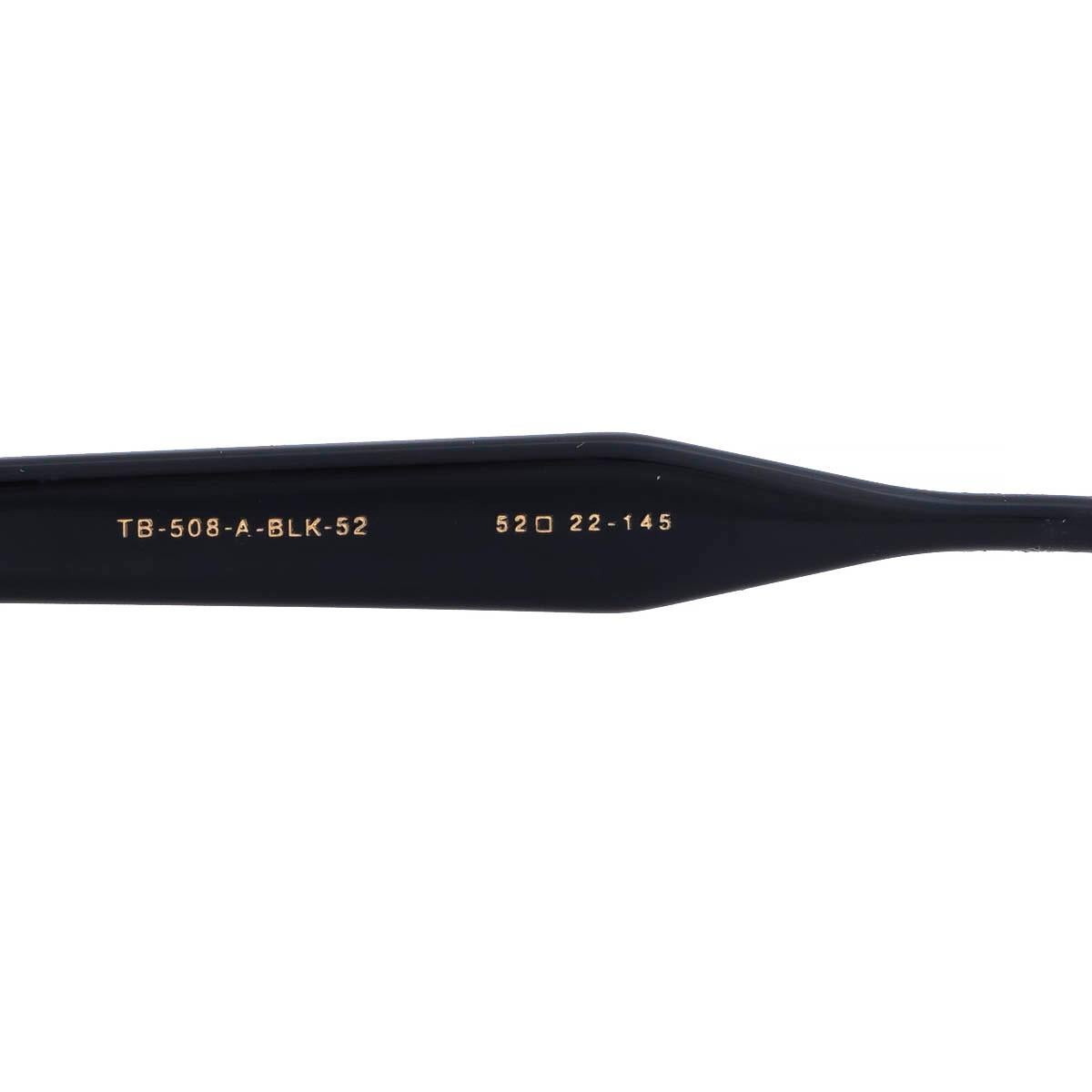 Lunettes de soleil THOME BROWNE 508-A CAT-EYE en acétate noir Excellent état - En vente à Zürich, CH