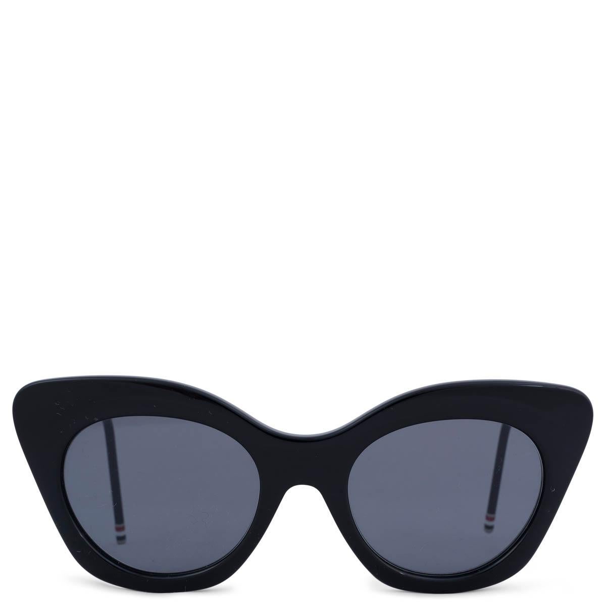 THOME BROWNE black acetate 508-A CAT-EYE Sunglasses For Sale