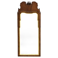 Miroir mural anglais de style Chippendale chinois en acajou et doré 20e siècle