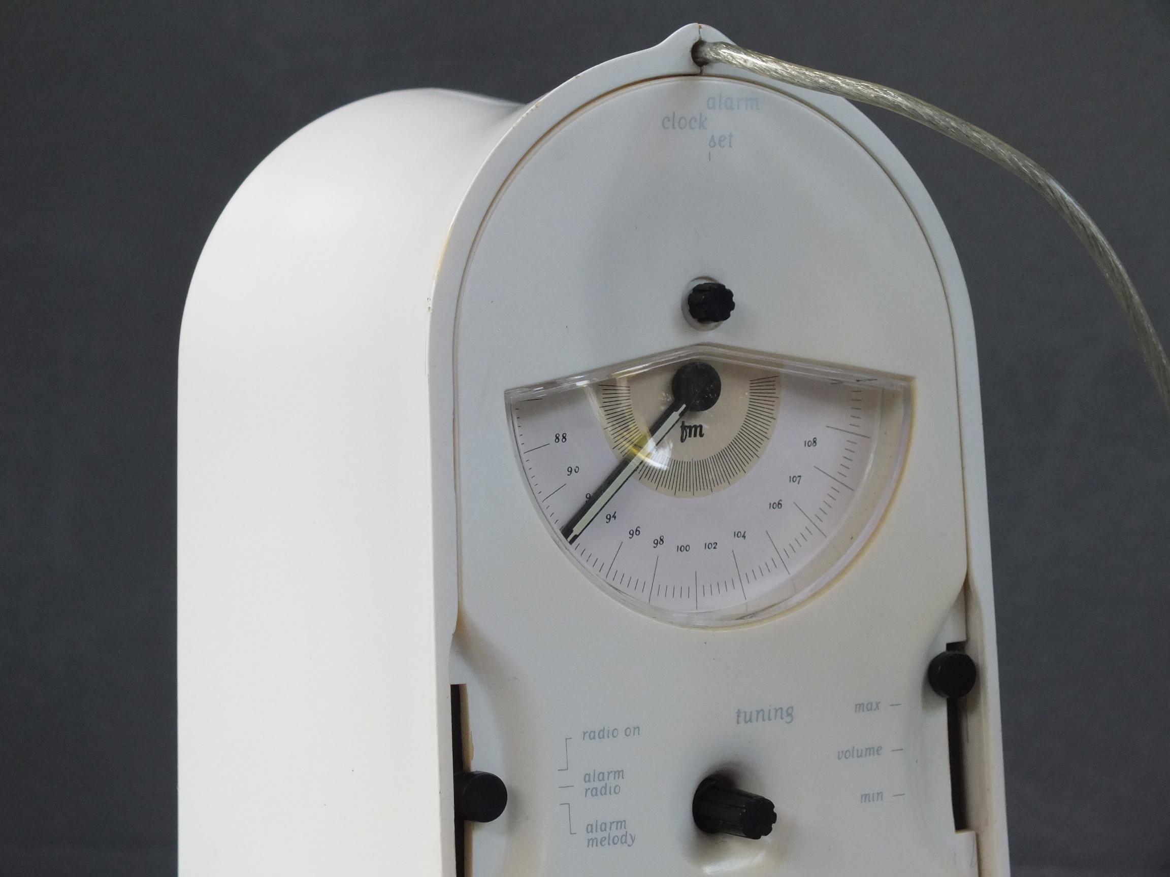 Post-Modern Thomson Prod. Alessi Clock Radio Coo Coo by Pilippe Starck Design Year 1994 For Sale